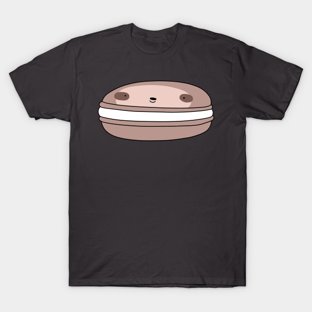 Sloth Macaroon T-Shirt by saradaboru